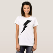Black Flash Lightning Bolt Women's T-shirt (Voorkant volledig)