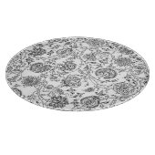 Black Floral Cutting Board Snijplank (Hoek)