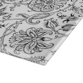 Black Floral Cutting Board Snijplank (Hoek)