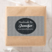 Black Floral Design, op maat gemaakt door Etiket (Insitu)