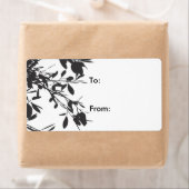 Black Floral Etiket (Insitu)