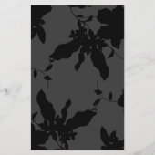 Black Floral Gold Text Makeup Artist Flyer (Achterkant)