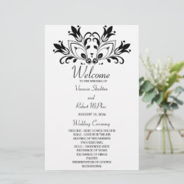 Black Floral Mandala