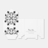 Black Floral Mandala Bedankdoosjes