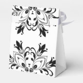 Black Floral Mandala Bedankdoosjes