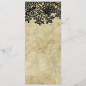 Black Floral Menu (Achterkant)