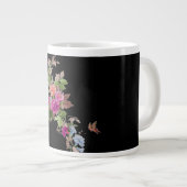 Black Floral Specialty Mok (Voorkant rechts)