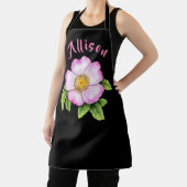 Black Floral Women's Name Schort (Insitu)