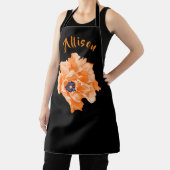 Black Floral Women's Name Schort (Insitu)