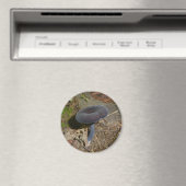 Black Flower Mushroom Magnet (Insitu (Vaatwasser))
