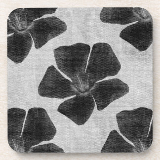 Black Flower Onderzetters