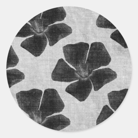 Black Flower Stickers (Voorkant)
