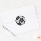 Black Flower Stickers (Envelop)