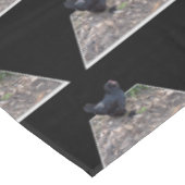 Black Fluffy Chicken Tafelkleed (Gekanteld)