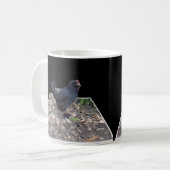 Black Fluffy Rooster Koffiemok (Voorkant links)