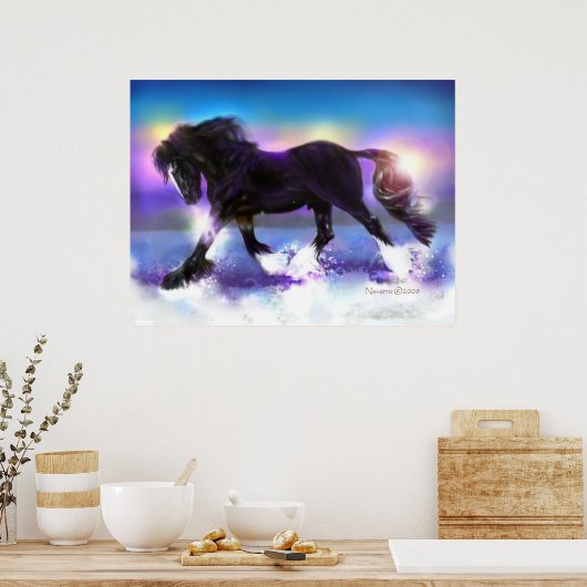 Black Foot Shire Poster (Keuken)