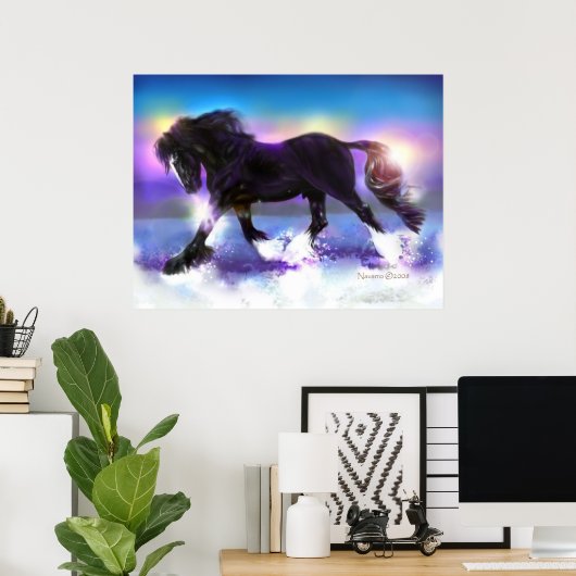 Black Foot Shire Poster (Thuiskantoor)