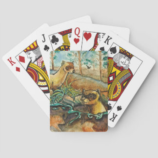 Black Footed Ferret Playing Card Deck Pokerkaarten
