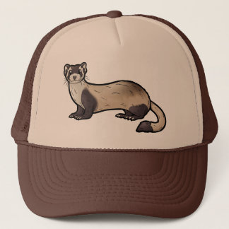Black Footed Ferret Trucker Pet