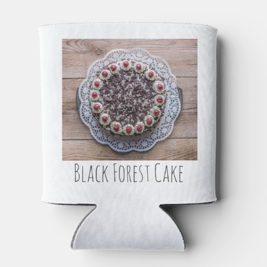 Black Forest Cake Gateau voor snoepmakers Blikjeskoeler (Achterkant)