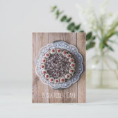 Black Forest Cake Gateau voor snoepmakers Feestdagenkaart (Staand voorkant)