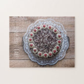 Black Forest Cake Gateau voor snoepmakers Legpuzzel (Horizontaal)