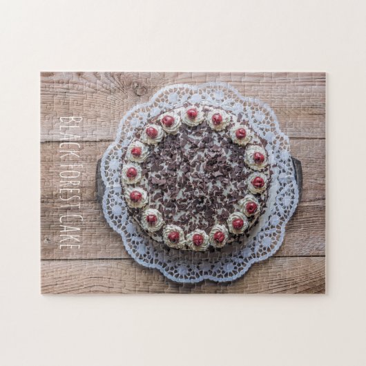 Black Forest Cake Gateau voor snoepmakers Legpuzzel (Horizontaal)