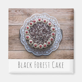 Black Forest Cake Gateau voor snoepmakers Magneet