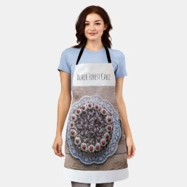 Black Forest Cake Gateau voor snoepmakers Schort