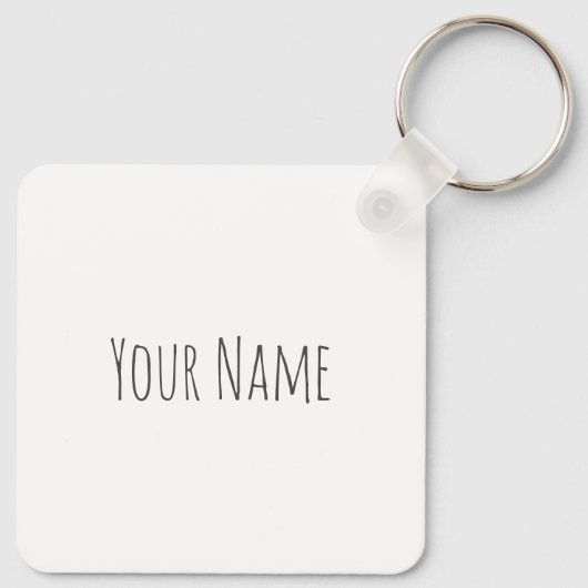 Black Forest Cake Gateau voor snoepmakers Sleutelhanger (Achterkant)