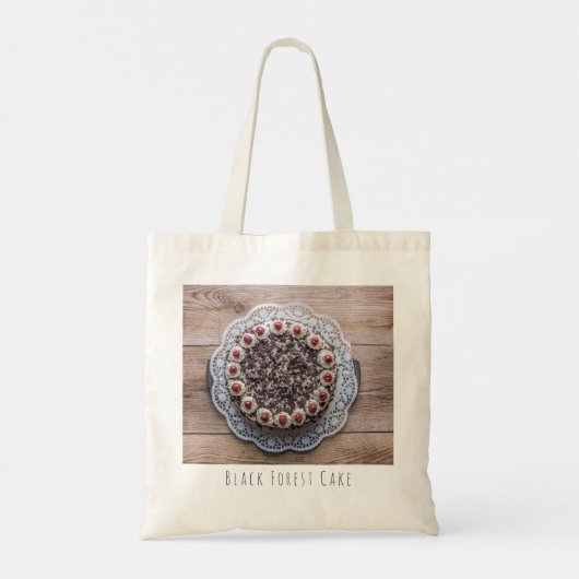 Black Forest Cake Gateau voor snoepmakers Tote Bag (Achterkant)