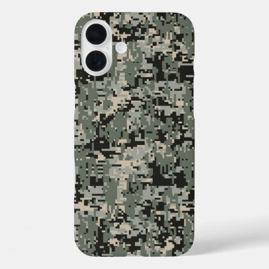 Black Forest Digital Camo Pattern Case-Mate iPhone Case (Achterkant)