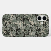 Black Forest Digital Camo Pattern Case-Mate iPhone Case (Achterkant (horizontaal))