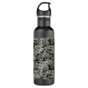 Black Forest Digital Camo Pattern Waterfles
