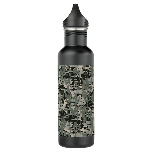 Black Forest Digital Camo Pattern Waterfles (Links)