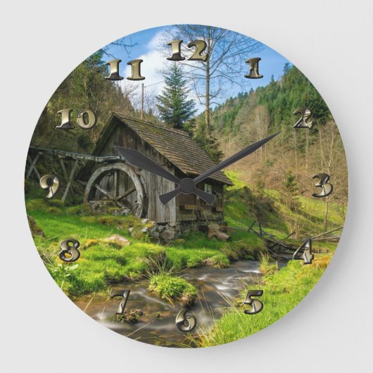 Black Forest Grist Mill Duitsland Grote Klok (Voorkant)