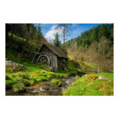 Black Forest Grist Mill Duitsland Poster (Voorkant)