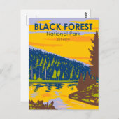 Black Forest National Park Duitsland  Briefkaart (Voorkant / Achterkant)