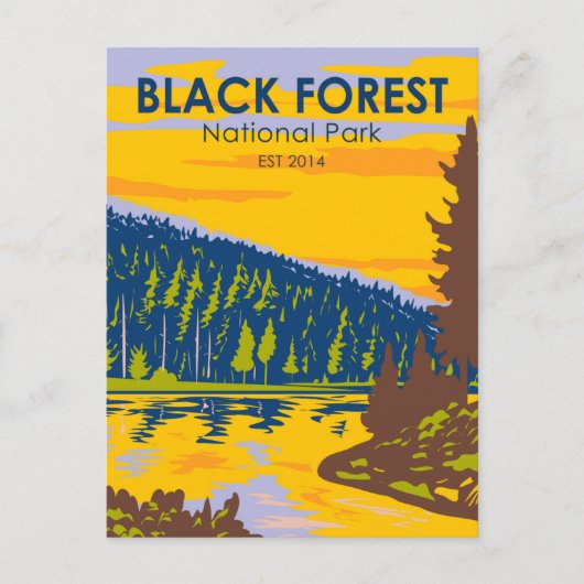 Black Forest National Park Duitsland  Briefkaart (Voorkant)