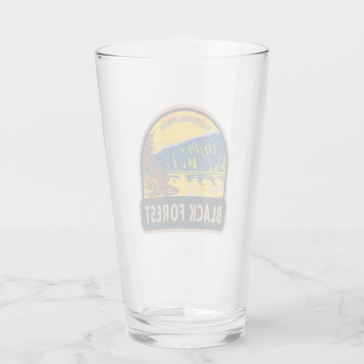 Black Forest National Park Duitsland  Glas (Achterkant)