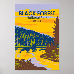 Black Forest National Park Duitsland  Poster