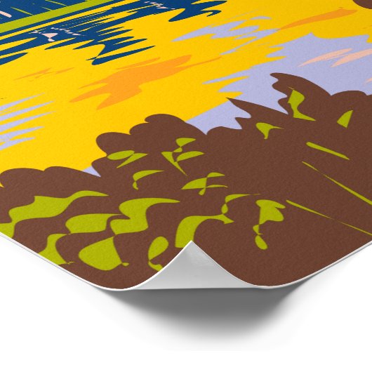 Black Forest National Park Duitsland  Poster (Hoek)