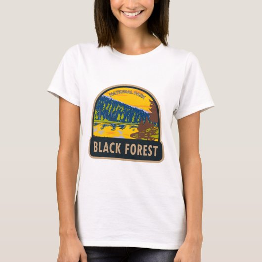 Black Forest National Park Duitsland T-shirt (Voorkant)