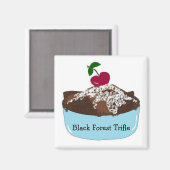 Black Forest Trifle Magneet (Voorkant / Achterkant)