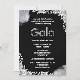Black Formal Corporate Gala Ball Party inzamelings Kaart