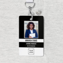 Black | Foto Medewerker Logo of QR CODE Beveiligin