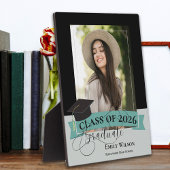 Black Frame Graduation Keepsake Photo Plaque Fotoplaat