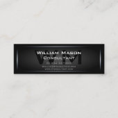 Black Framed Monogram Professional - Visitekaartje (Voorkant)