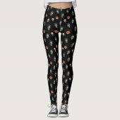 🖤 Black Frankenstein Halloween Leggings 🎃💀 (Voorkant)