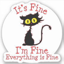 Black Frazzled Cat, alles is prima